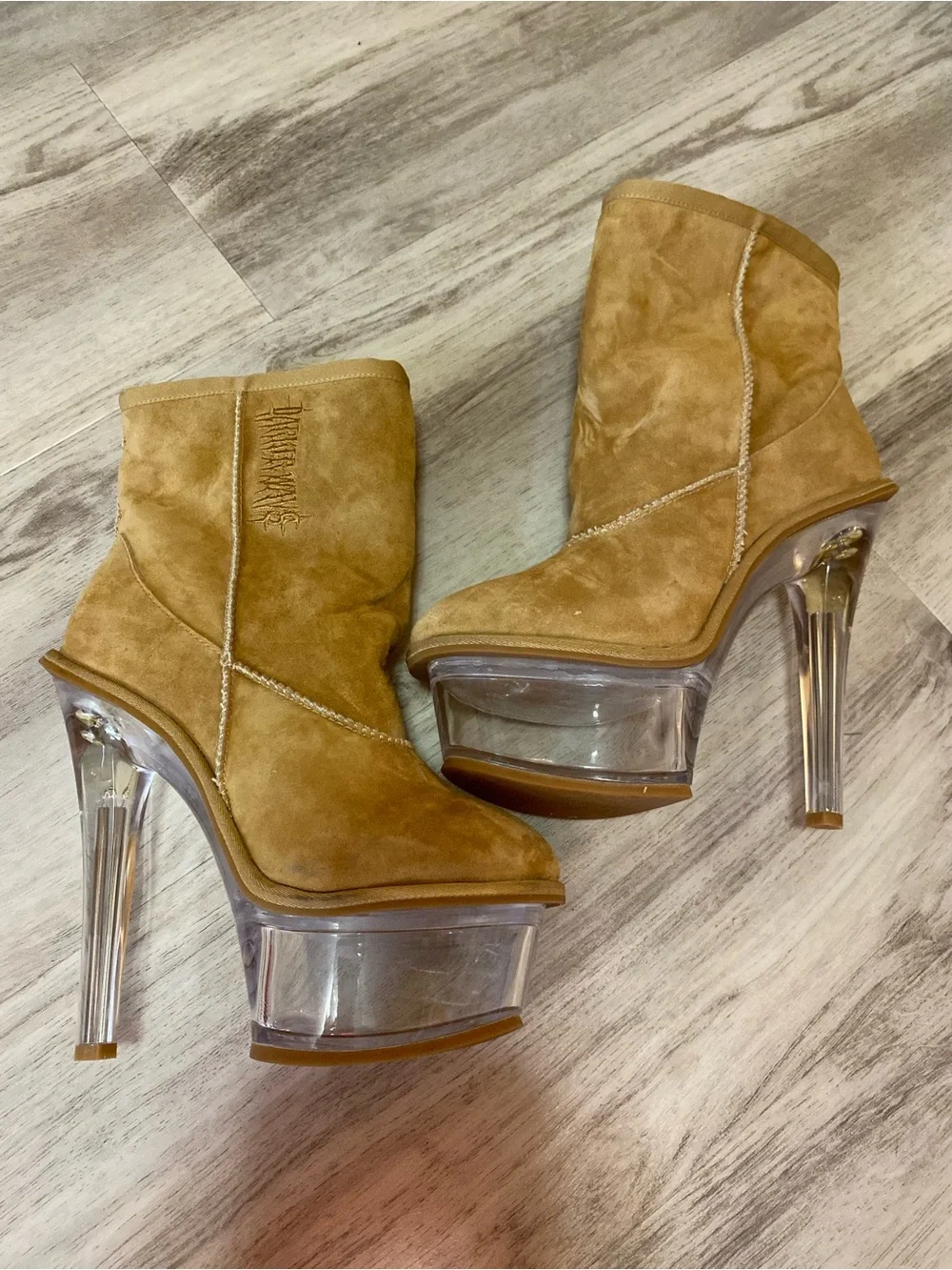 Dolls Kill tan suede
